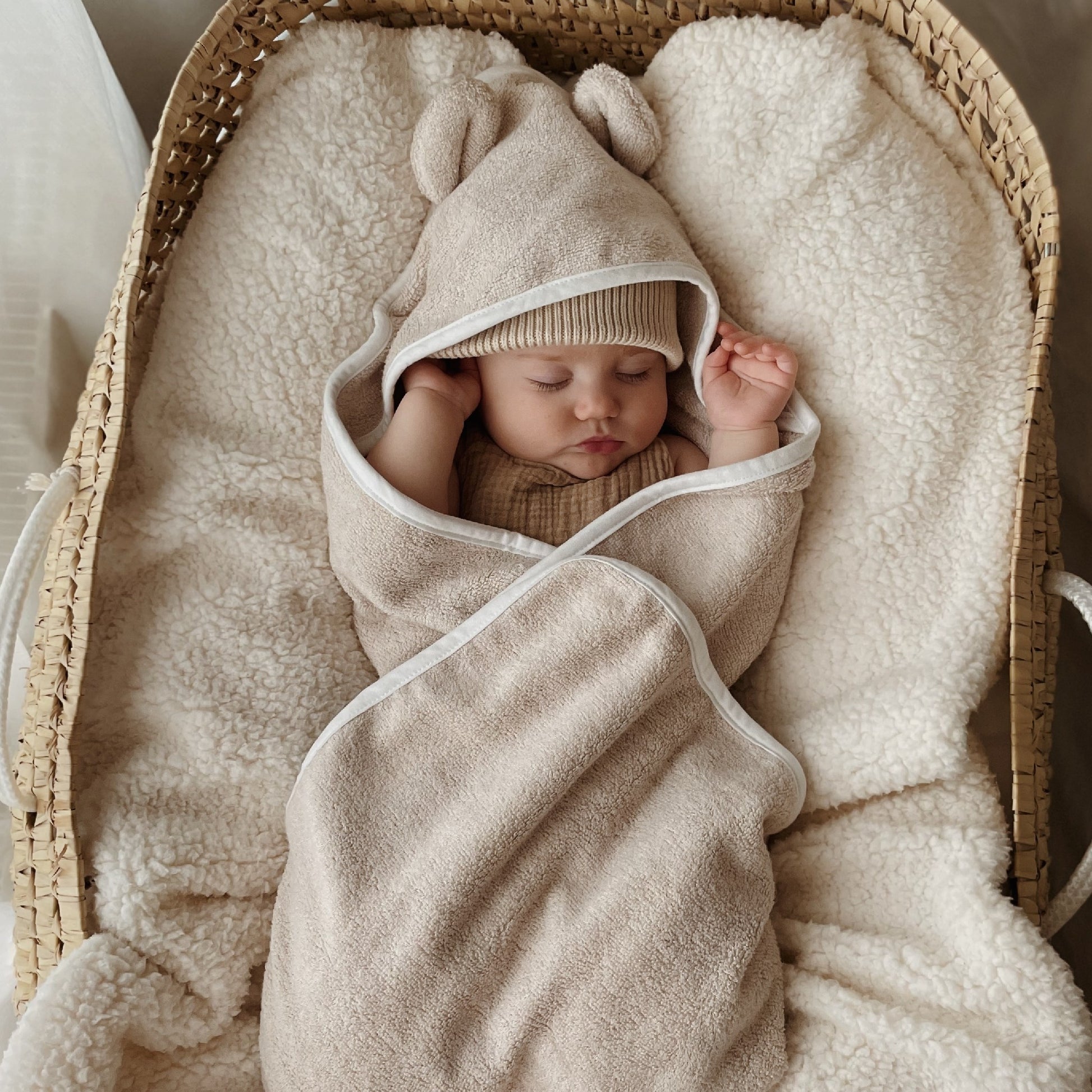 Minumini Badcape Beige