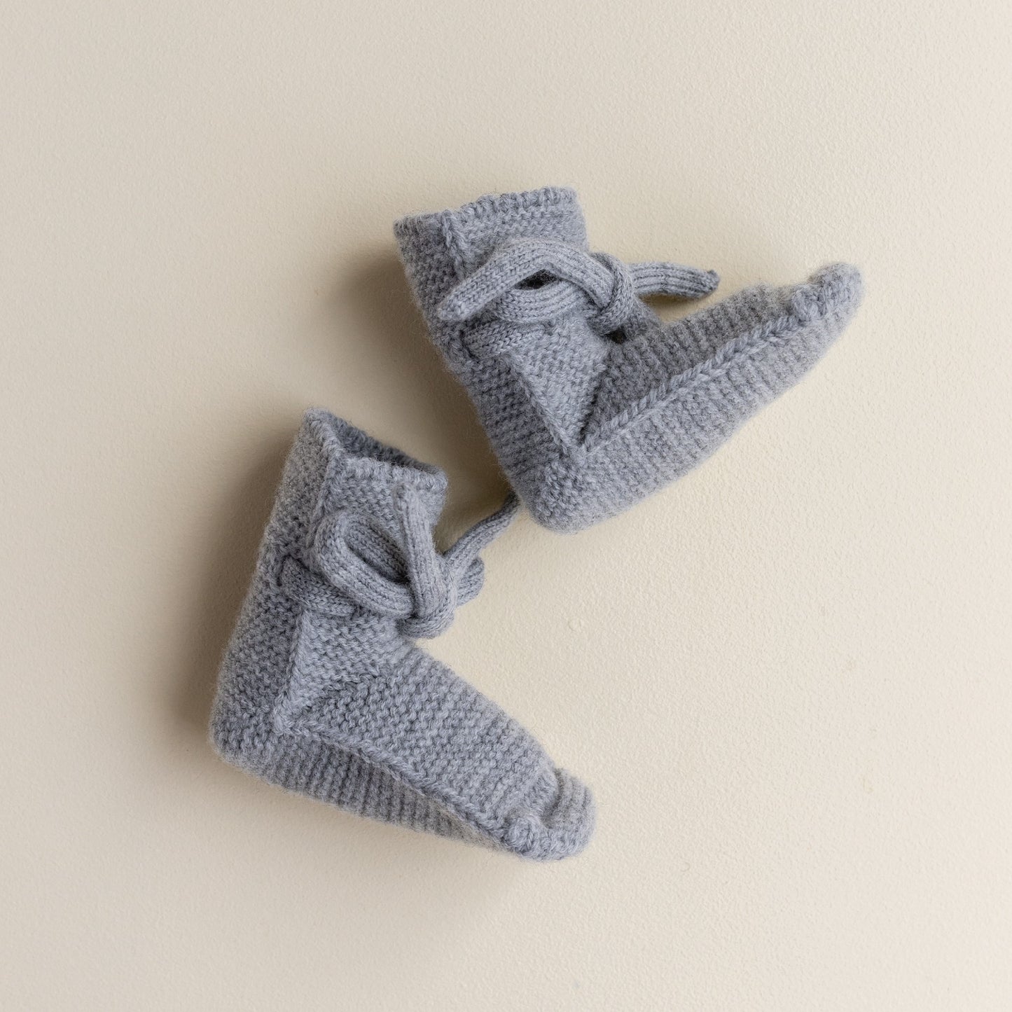 Hvid Baby Slofjes Grey Melange