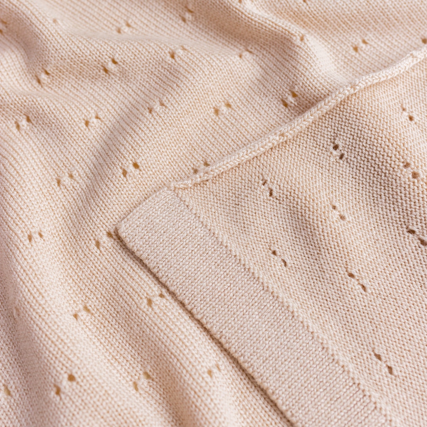 Hvid Deken Bibi Oat 70x95cm