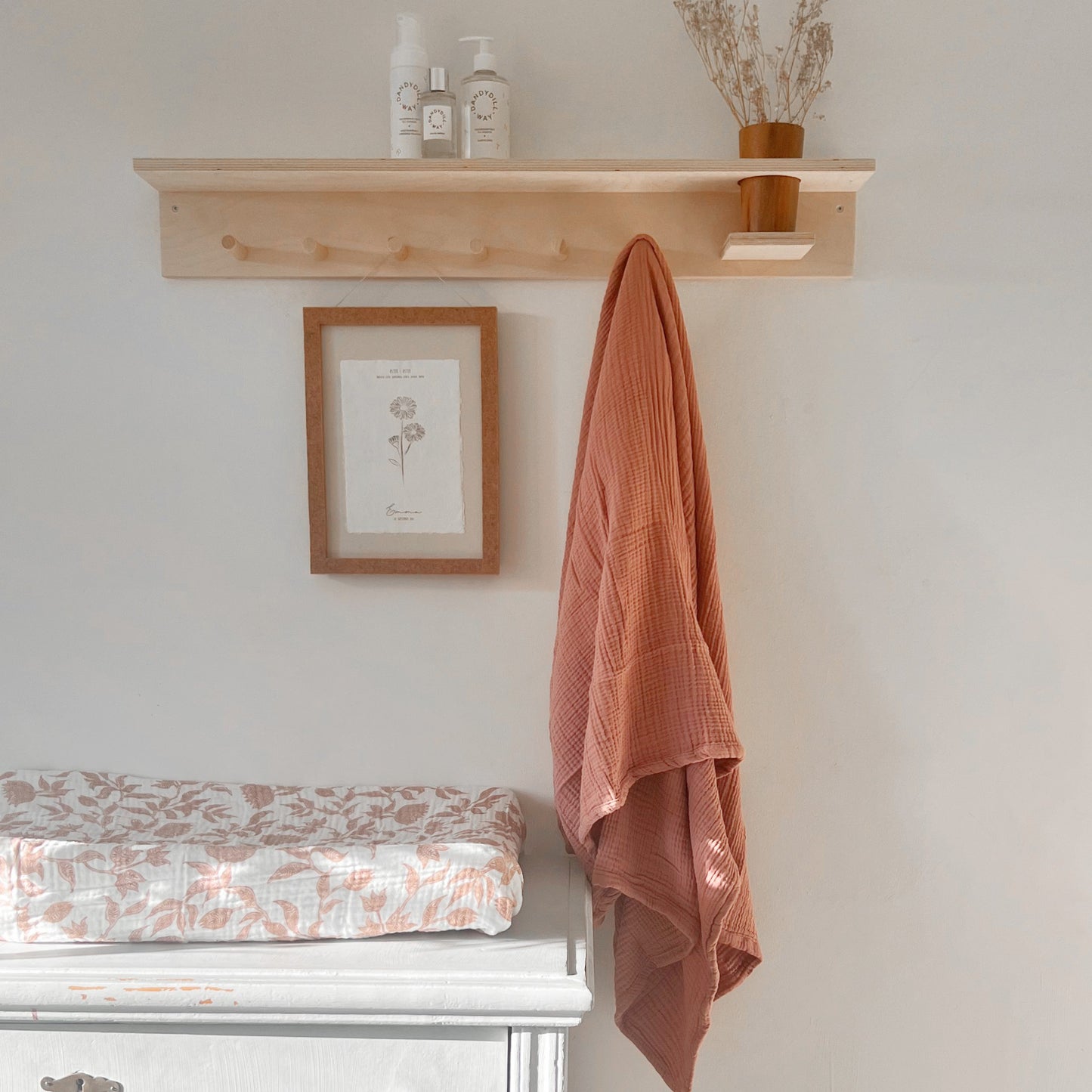 Luz and Moon XL Swaddle Uni blush