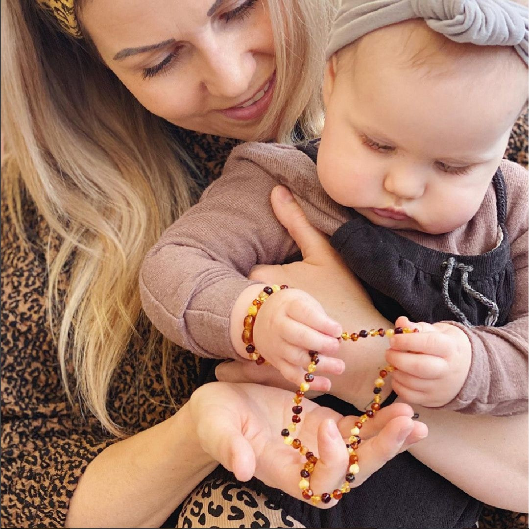 Mayli Barnsteen Baby Armband/Enkelband en Ketting Mix