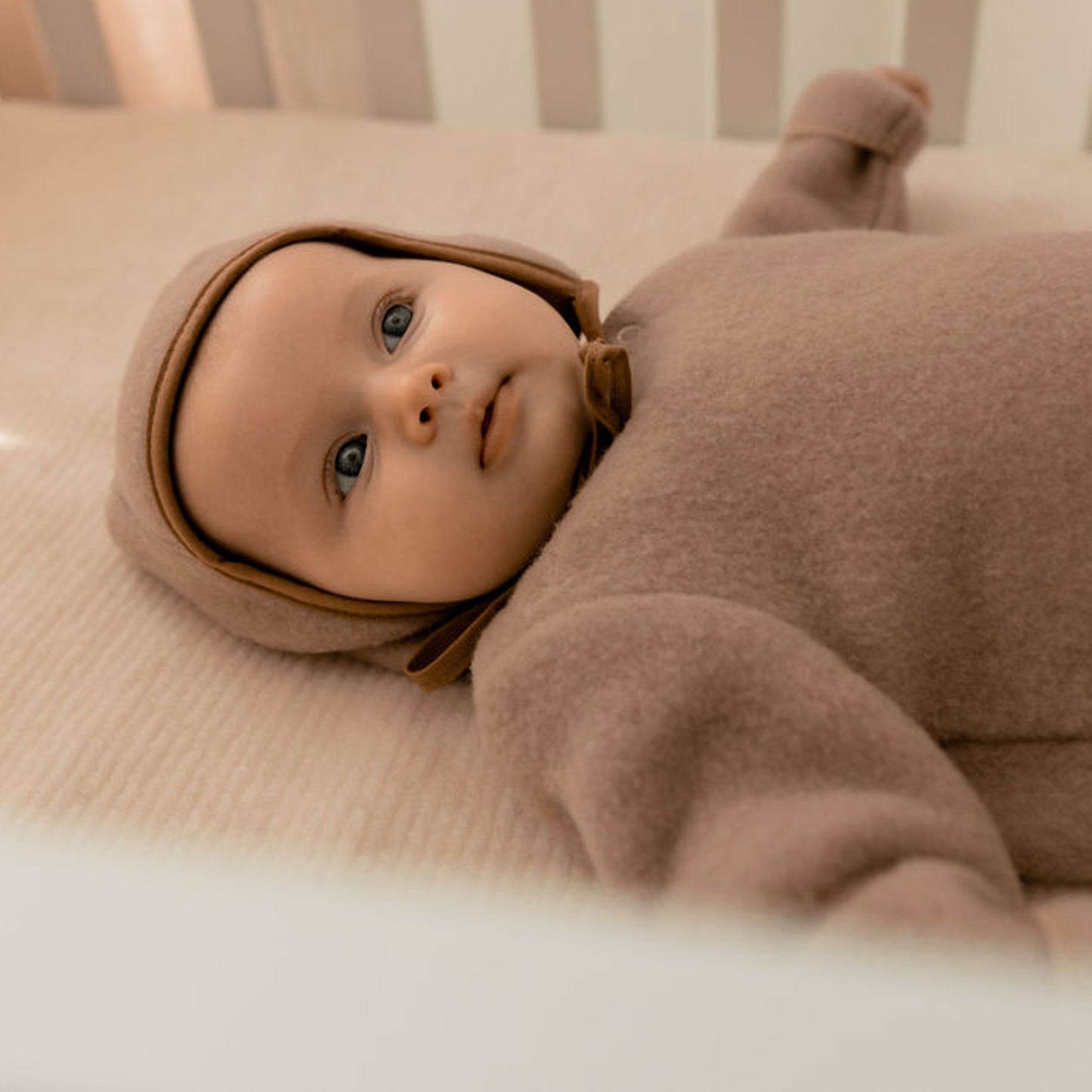 Kico Label Baby Muts Merinowol Beige