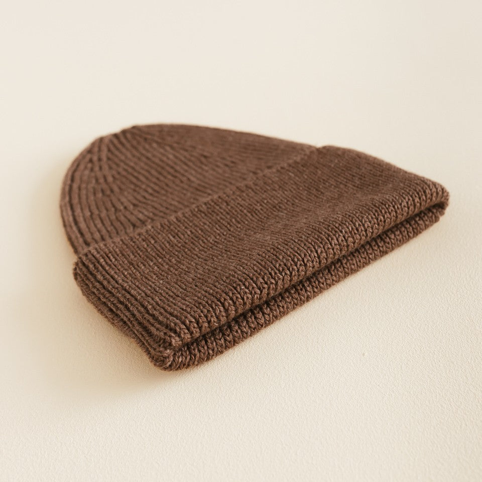 Hvid Beanie Fonzie Kids Mocha