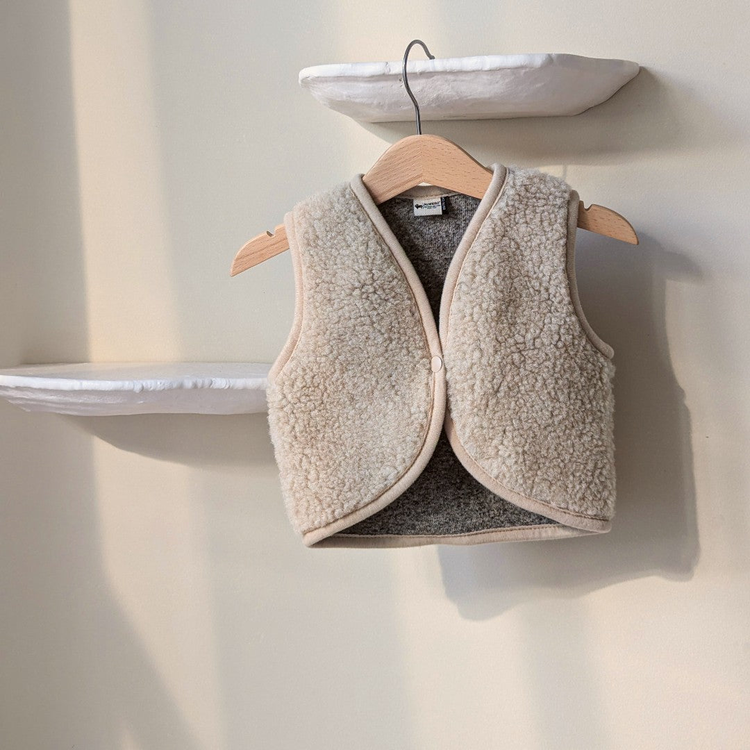 Alwero Baby Vest Lulu Light Sand Brown