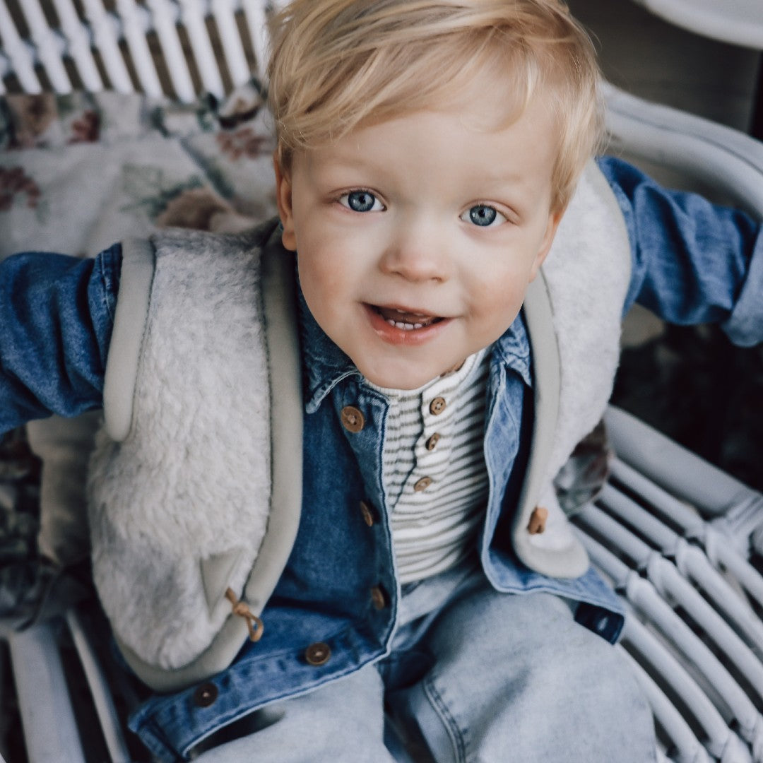 Alwero Alpen Junior Bodywarmer Lichtgrijs