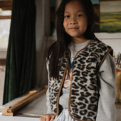 Alwero Gilet Camino Junior Leopard