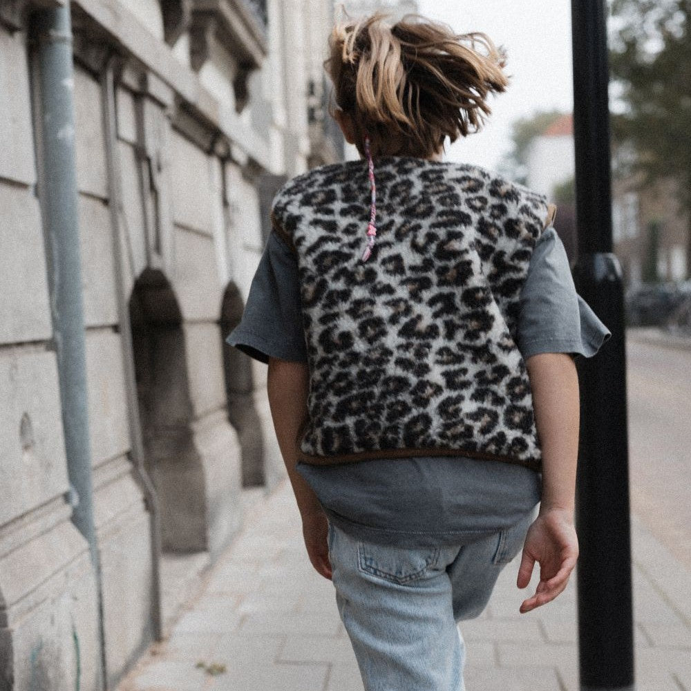 Alwero Gilet Camino Junior Leopard