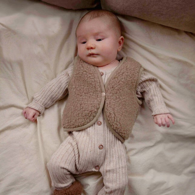 Alwero Baby Vest Lulu Light Tan