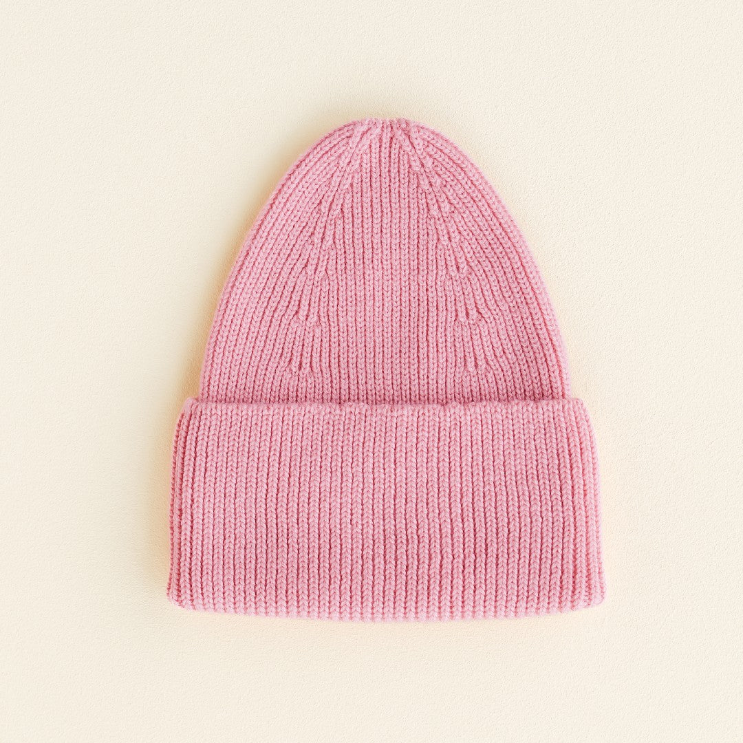 Hvid Beanie Fonzie Kids Cotton Candy