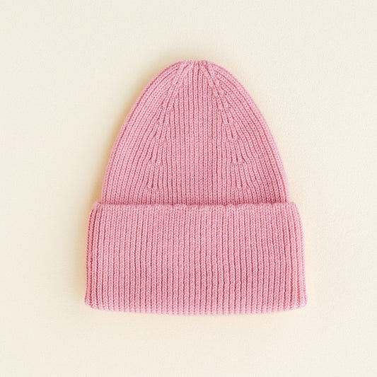 Hvid Beanie Fonzie Kids Cotton Candy