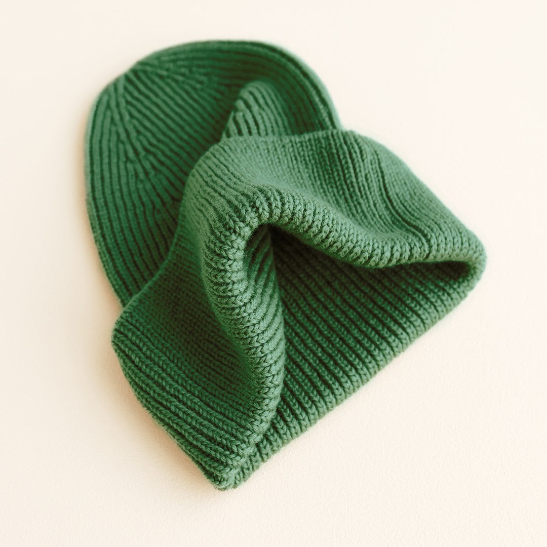 Hvid Beanie Fonzie Kids Grass