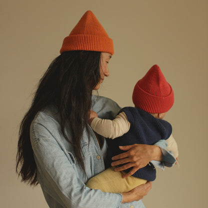 Hvid Beanie Fonzie Kids Lollipop