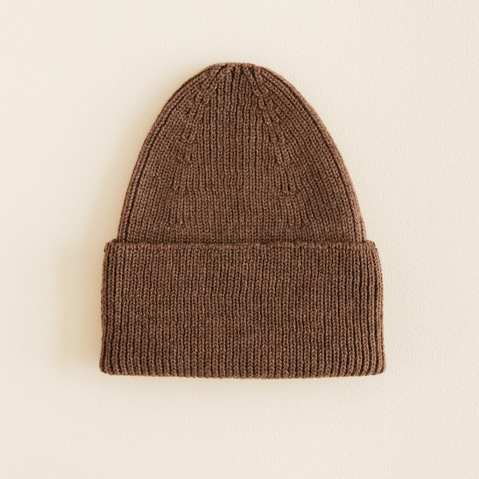 Hvid Beanie Fonzie Kids Mocha