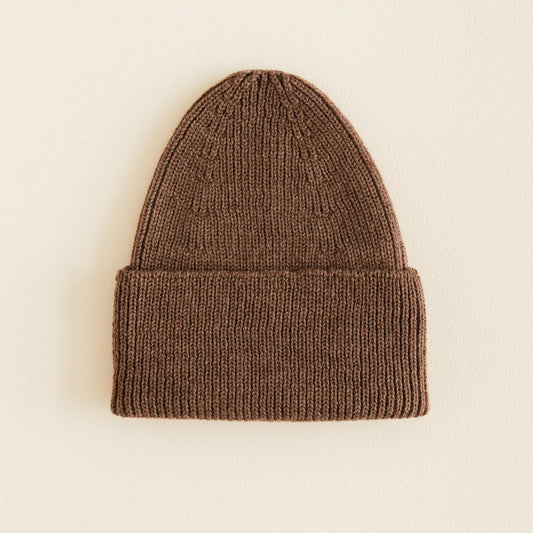 Hvid Beanie Fonzie Kids Mocha