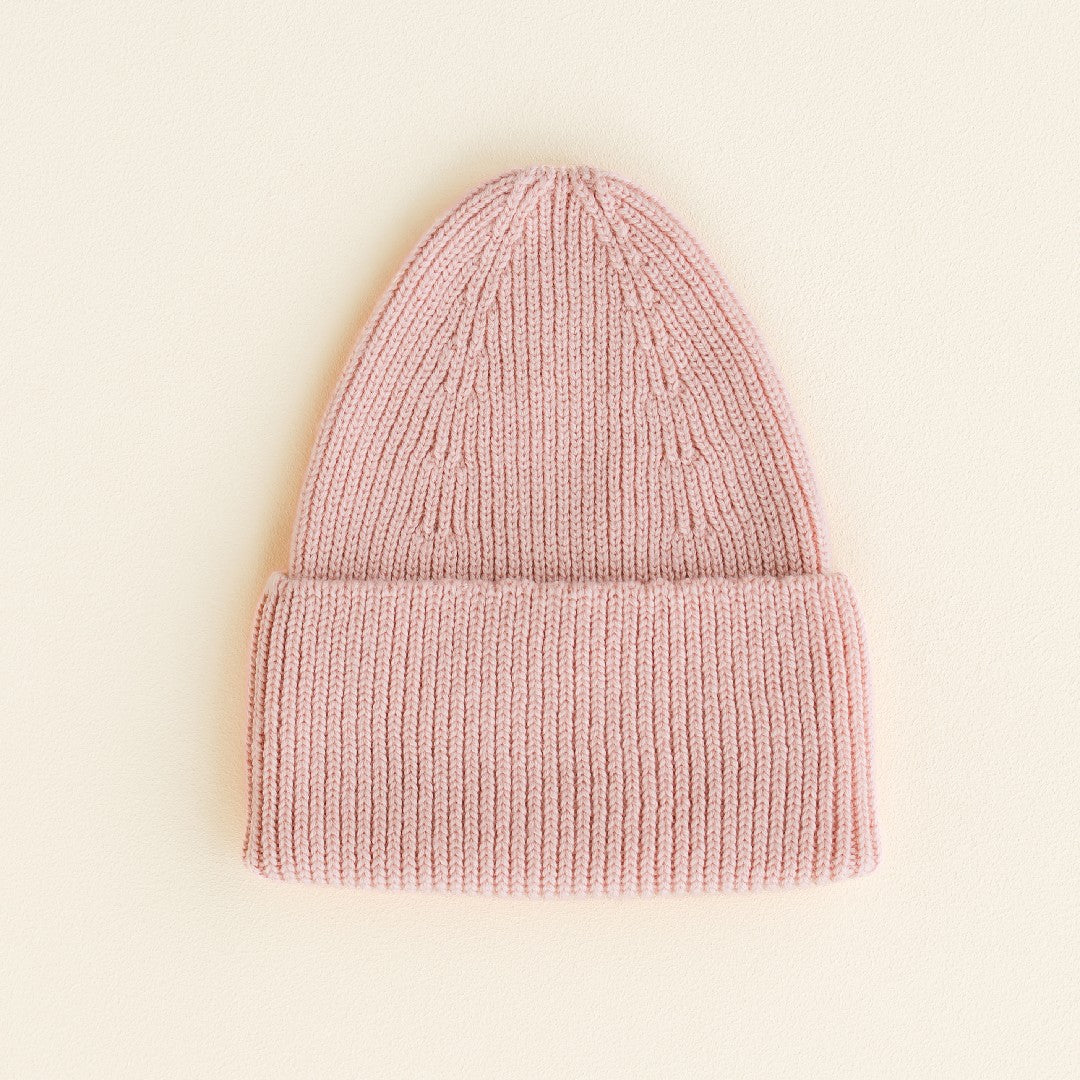 Hvid Beanie Fonzie Kids Powder