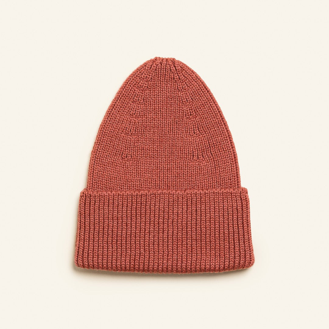 Hvid Beanie Fonzie Kids Wild Berry