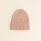 Hvid Beanie Fonzie Newborn Rose