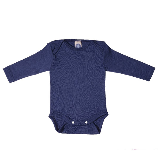 Cosilana Romper Lange Mouwen Blauw Wol/Zijde