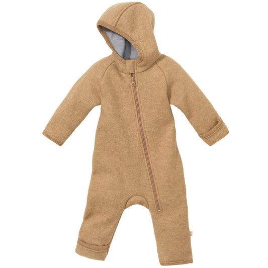 Disana Overall met Rits Gekookte Wol Caramel