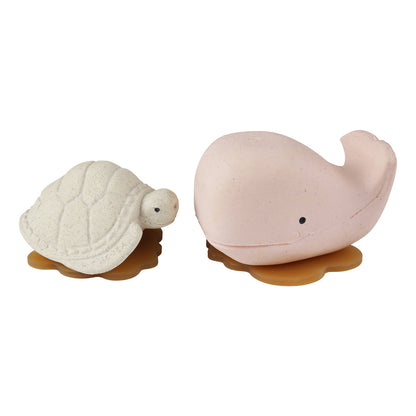 Hevea Squeeze & Splash Badspeeltje Walvis Schildpad Roze