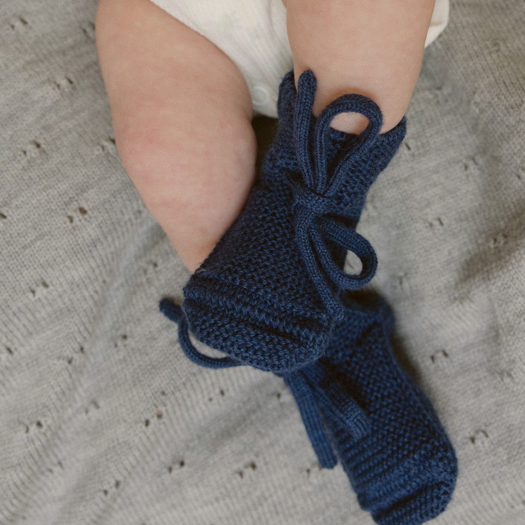 Hvid Babyslofjes Blue