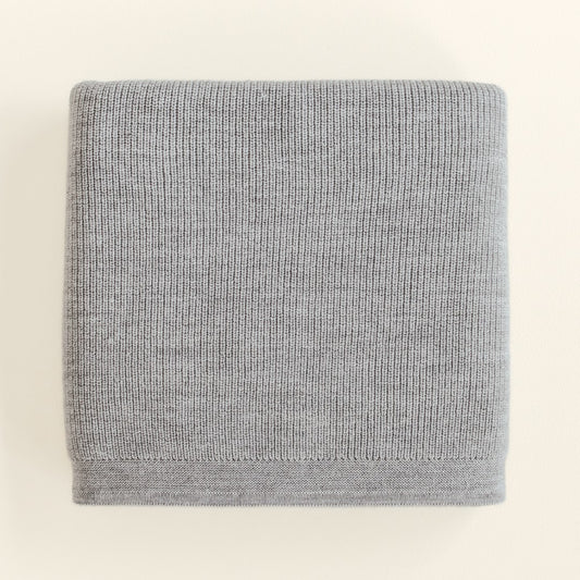 Hvid Deken Felix Grey Melange 70x95cm