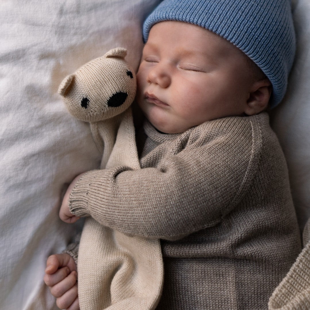 Hvid Sweater Georgette Pebble