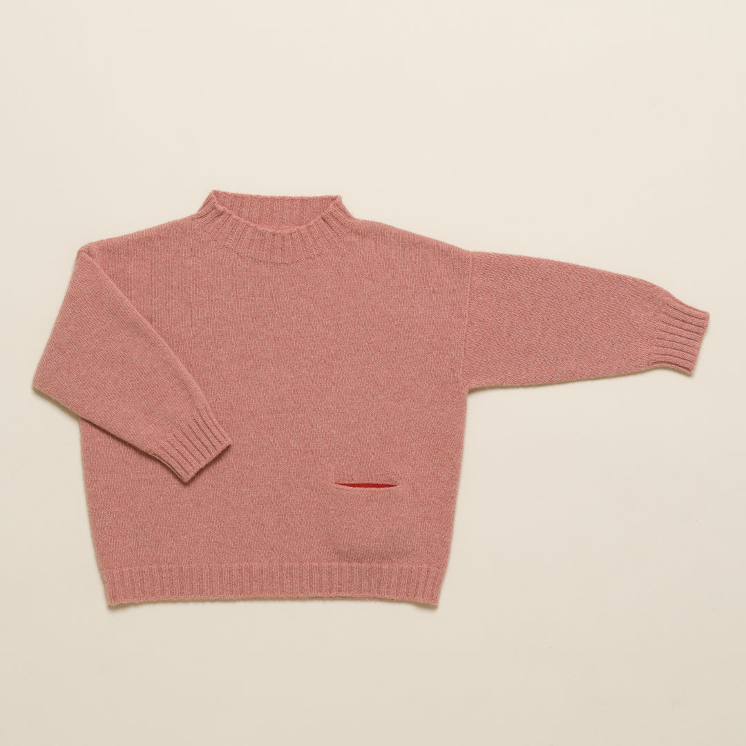 Hvid Sweater Kasper Strawberry Milkshake
