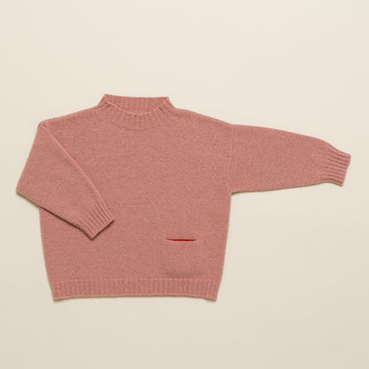 Hvid Sweater Kasper Strawberry Milkshake