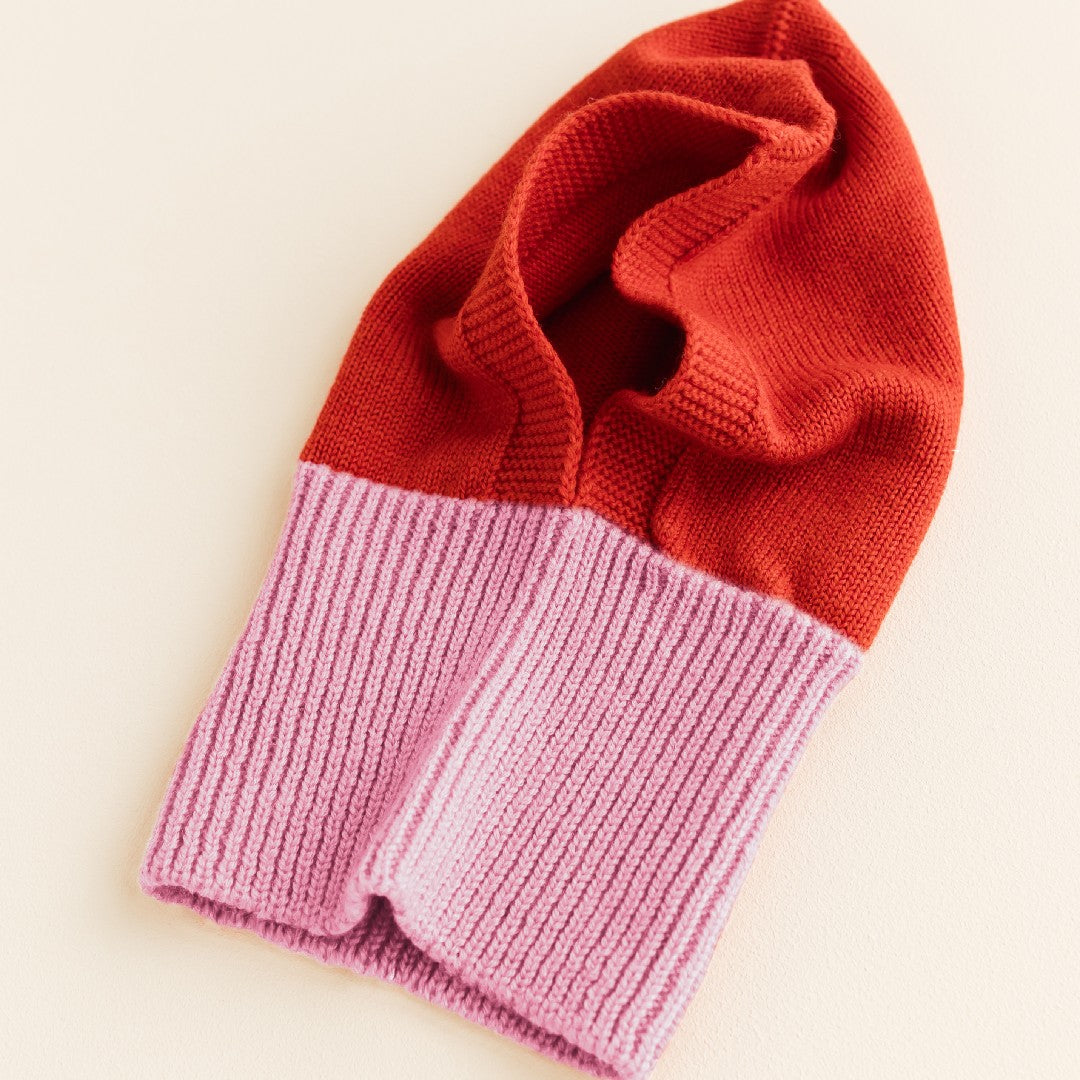 Hvid Balaclava Eddy Cotton Candy Red