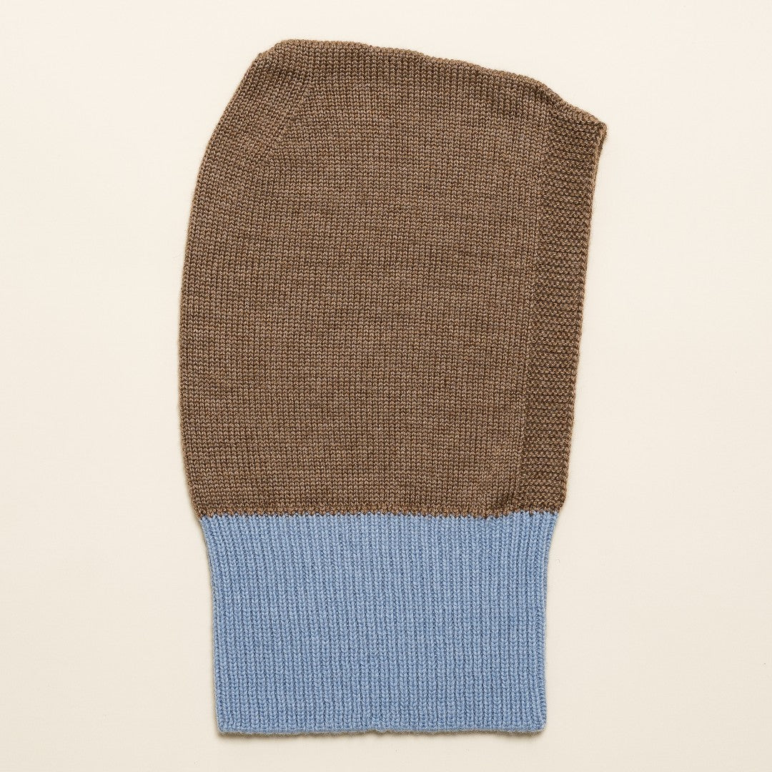Hvid Balaclava Eddy Light Blue Mocha