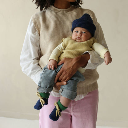 Hvid Babyslofjes Blue Grass