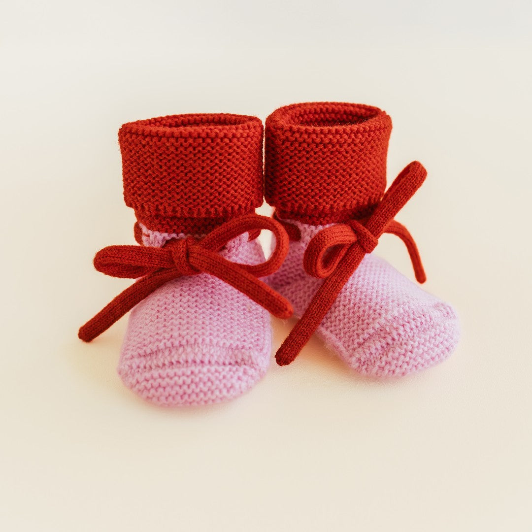 Hvid Babyslofjes Cotton Candy Red