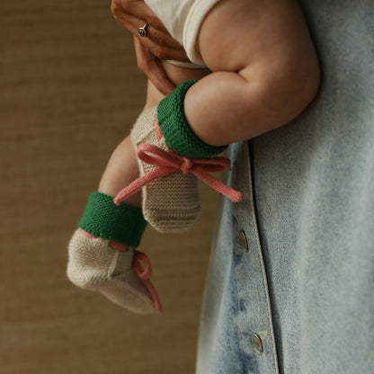 Hvid Babyslofjes Cream Grass