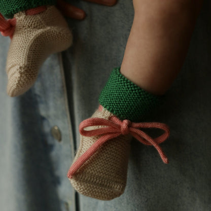 Hvid Babyslofjes Cream Grass