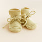 Hvid Baby Slofjes Light Yellow