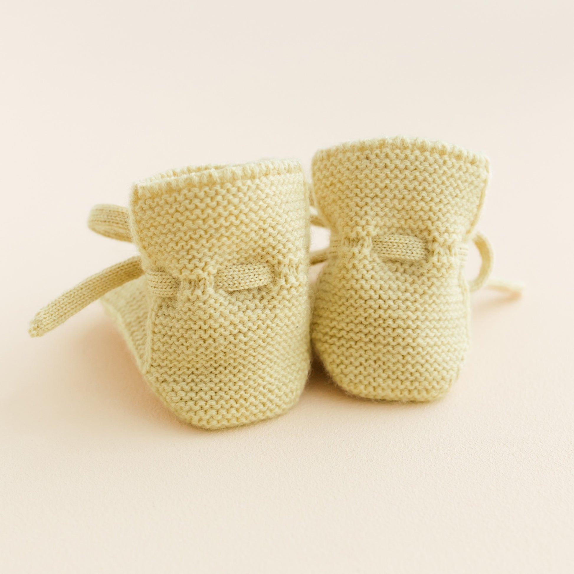 Hvid Baby Slofjes Light Yellow