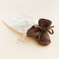 Hvid Baby Slofjes Mocha