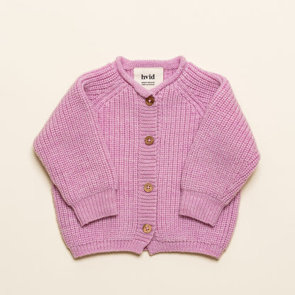 Hvid Cardigan Inga Cotton Candy