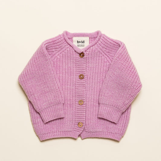 Hvid Cardigan Inga Cotton Candy