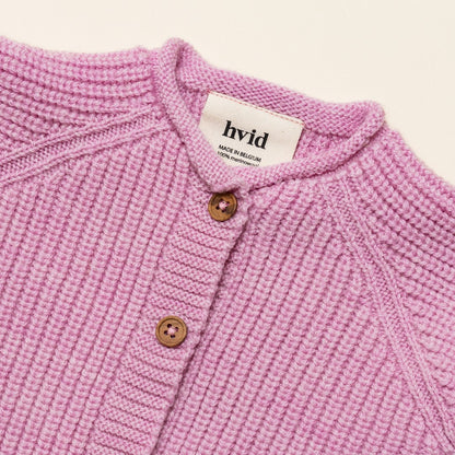 Hvid Cardigan Inga Cotton Candy