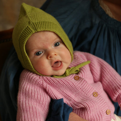 Hvid Cardigan Inga Cotton Candy