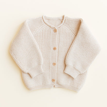 Hvid Cardigan Inga Cream