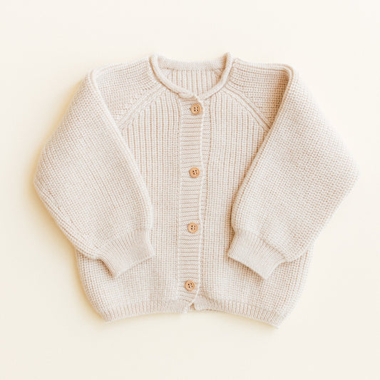 Hvid Cardigan Inga Cream