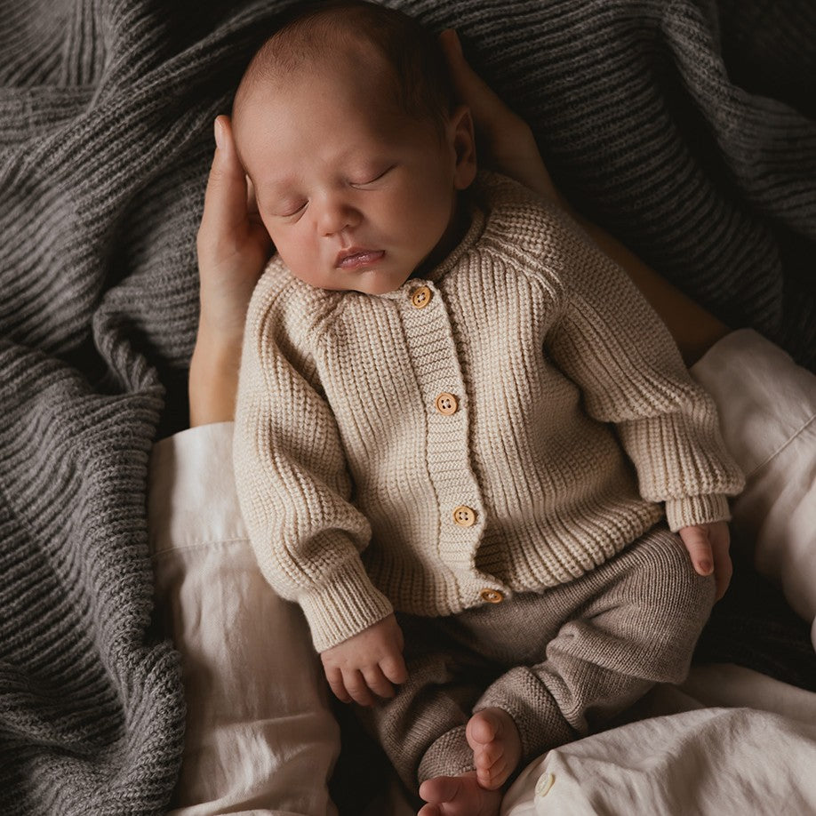 Hvid Cardigan Inga Cream