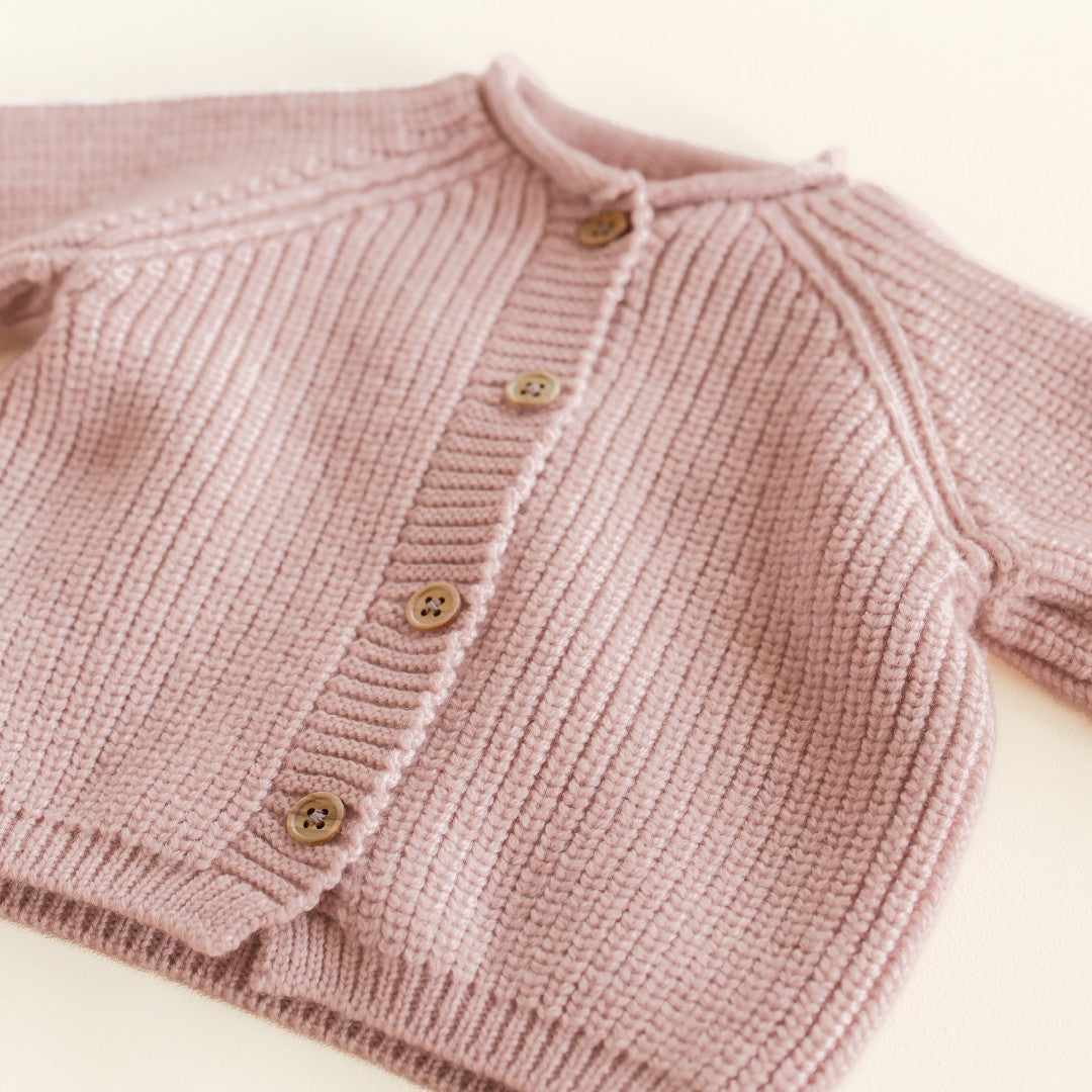 Hvid Cardigan Inga Powder