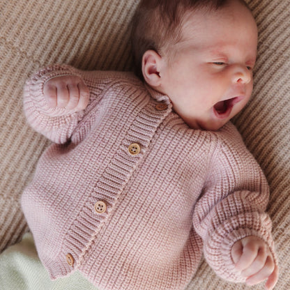 Hvid Cardigan Inga Powder