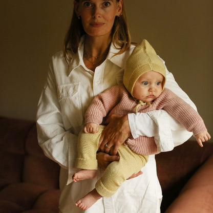 Hvid Cardigan Inga Powder