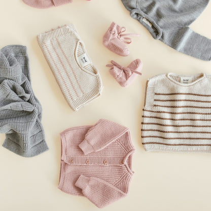 Hvid Cardigan Inga Powder