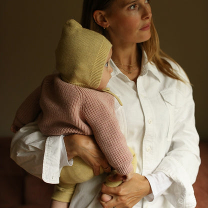 Hvid Cardigan Inga Powder